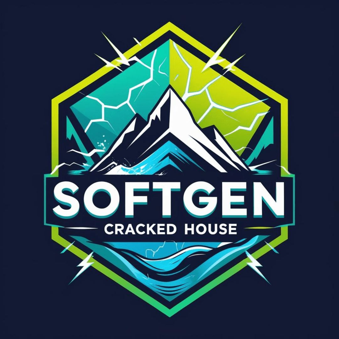 Softgen Cracked House Logo